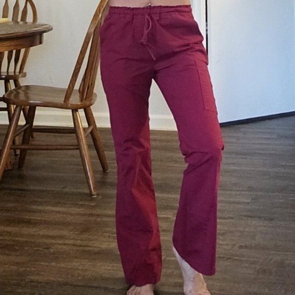 JA ANUU ruby red scrub pants XS - Picture 6 of 13